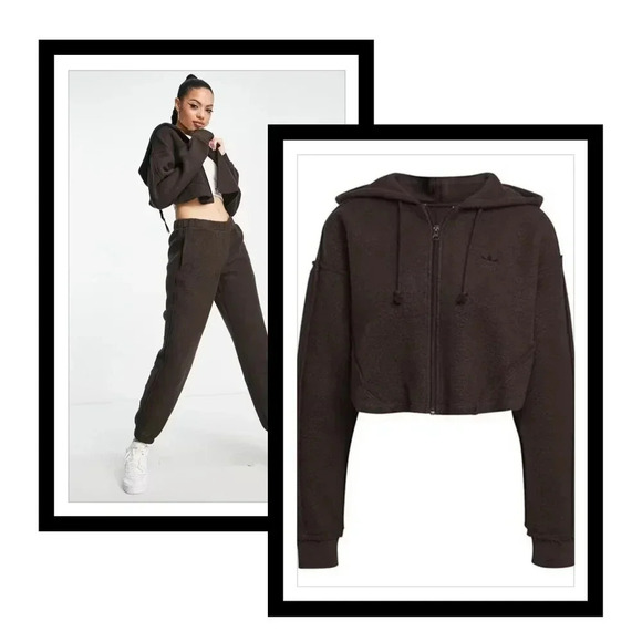 adidas Jackets & Blazers - Adidas Originals Corset Style Full Zip Hoodie